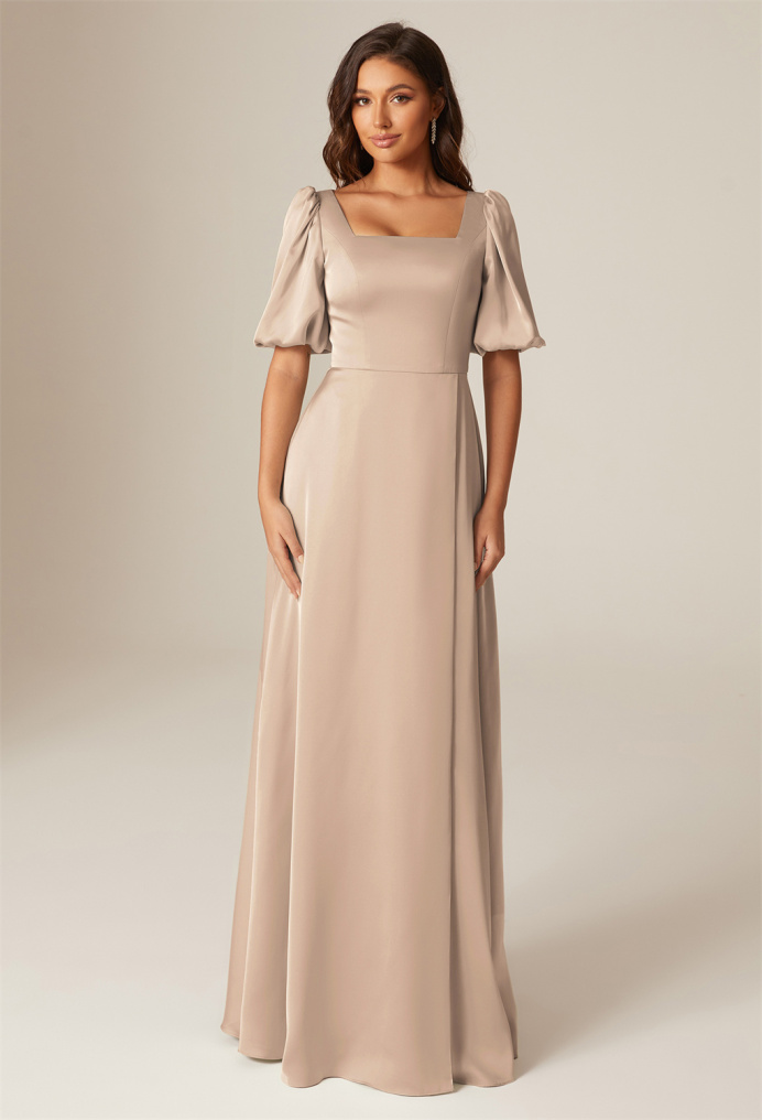 AW Etta Taupe  Bridesmaid Dresses